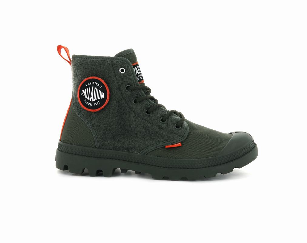 Botas Palladium Pampa Hi Change Hombre - Verde Oliva ||XGKY-26380||